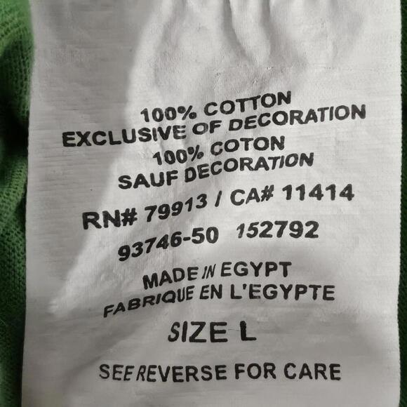 2/$20 Motherhood Green Short Sleeve Blouse w/ Back Tie Size L | Maternity Top - Picture 4 of 5